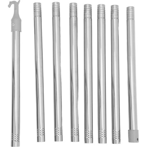 Barre de Store Télescopique en Acier Inoxydable 32 M pour Fenêtres de Toit Perche d'Ouverture pour Stores Cellulaires et Auvents Rallonge Réglable pour Plafonds Hauts (1/5)