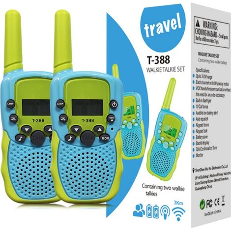 Kinder-Walkie-Talkies, 5 km Reichweite, für Outdoor-Aktivitäten, Wandern und Camping