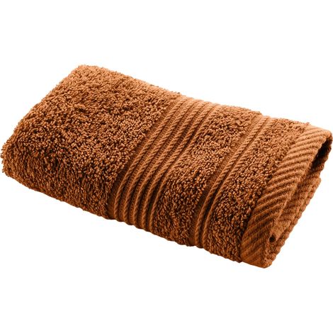 Serviette de toilette invite 30 x 50 cm Tendresse caramel