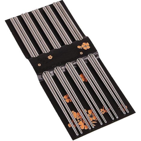 Baguettes en acier inoxydable, baguettes spirales de 22,5 cm de long, légères (1/3)
