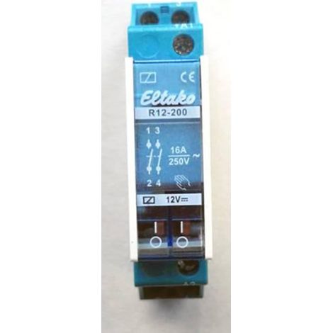 Relé Electromecánico Eltako R12-200 12V 8A