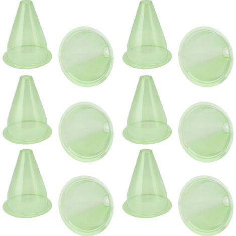 12 Pièces Cloches de Jardin en Plastique Couvre-Plantes Multifonctionnelles Dôme Transparent Protection Anti-Oiseaux Gel (1/5)