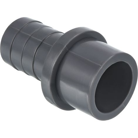 UPVC Réducteur Tuyau Raccord 32mm OD 25mm Barbelé 1 Paquet Gris (1/4)