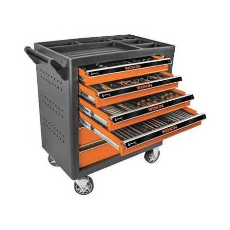 CARRELLO PORTAUTENSILI PIENO 901510 WOKIN - CF=PZ 163 CM 84X46,5 H.CM 88,5 - 1 confezione