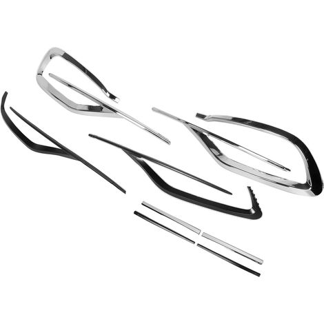 Ensemble de 8 pièces de baguettes décoratives pour pare-chocs avant, compatibles avec Mercedes-Benz Classe E et Maybach 2016-2020 (1/5)