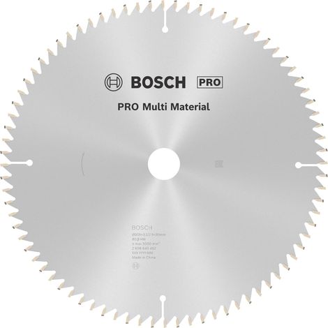 Kreissägeblatt Multi Material Ø 30mm - 305 x 30 x 3,2 mm, 80 - 2 608 640 452
