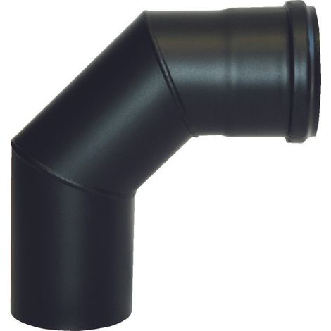90° winkel mf - stahl 1.2 90° winkel dn100 "schwarz" pellet 1.2