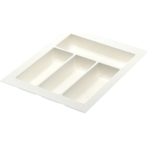 Agoform Besteckeinsatz Classico kürzbar 440x340x50,5mm, Kunststoff weiß