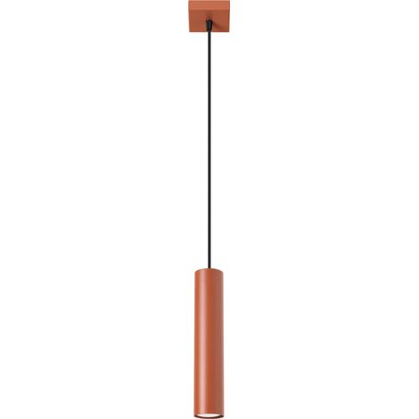 Lámpara colgante Bellix 1 GU10 color rojo ocre Lumilo 14.999.89 (1/5)