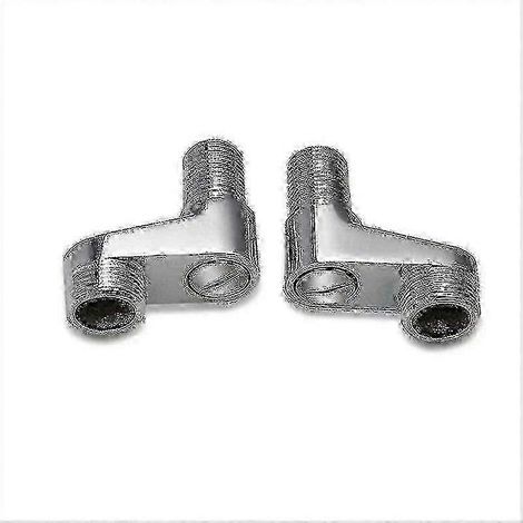 Lot de 2 adaptateurs pour robinet de baignoire, bras pivotant réglable, 25 mm et 20 mm, robinet de douche, robinet de salle de bain, mitigeur en laiton massif, Starlight - Snngv - (1/4)