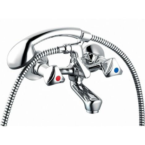 Zweigriff Wannenarmatur classic-line 105 - mit Brausegarnitur (1/2)
