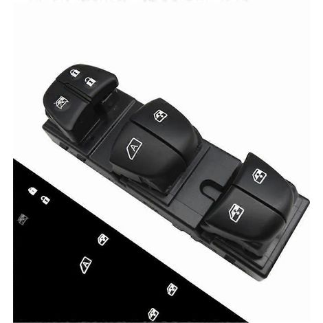 Interrupteur de lève-vitre électrique de haute qualité pour Nissan Tiida, Altima, Sylphy, X-Trail et Qashqai (référence 25401-3SH0A).