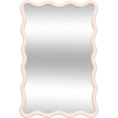 Espejo ondulado beige Judy 60x38cm - Atmosphera créateur d'intérieur