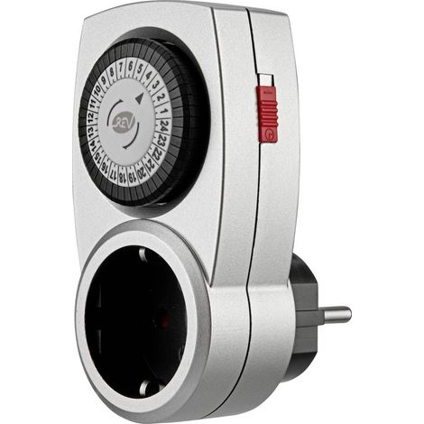 REV 0025200703 Temporizzatore analogico Giornaliero 3680 W Programma acceso/spento (1/3)