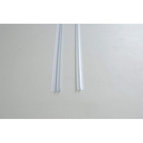 Joints de douche 6 mm RIC1127 – Profil d'étanchéité droit, vertical – Pour cabine de douche gamme NEW CEE – Transparent – Samo