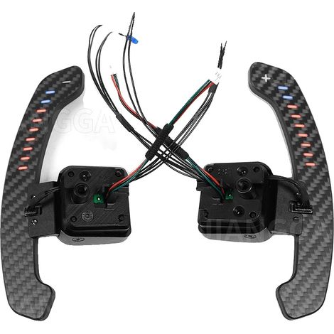 LED-Paddleschalter, Carbonfaser, kompatibel mit Audi-Modellen, LED-Paddel (1/2)