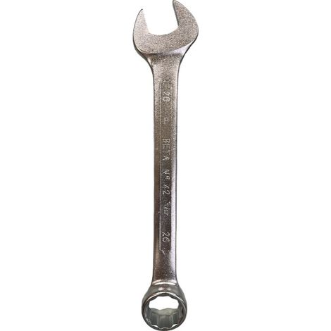 BETA - 42/26 CHIAVE COMBINATA A FORCHETTA E POLIGONALE 26X26MM ITALY (1/2)