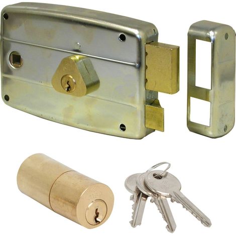 Cisa 50571 60 Mm Dx Serratura Appl. Ferro Quadro Man.