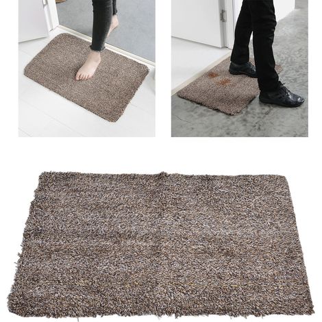 Tapis d'entrée/paillasson/tapis pour chien/antitache/absorbant la poussière 45×70 cm (1/5)