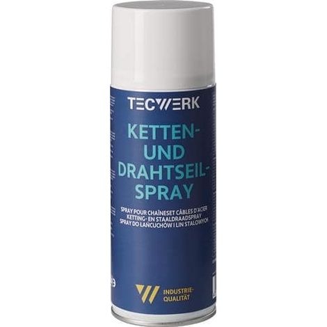 TECWERK Ketten-/Drahtseilspray gelblich 400ml Spraydose TECWERK (1/2)