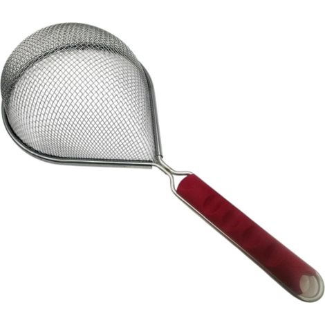 Gnali colatutto ovale rete media acciaio inossidabile 18 cm (1/4)