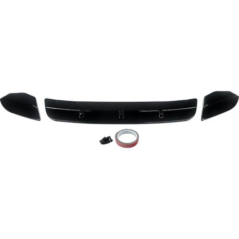 Spoiler anteriore per paraurti, in plastica ABS resistente, su misura per X3M e X4M, nero lucido. (1/2)