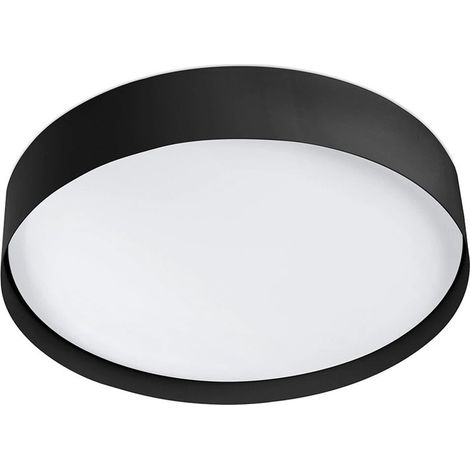 Faro VUK Plafón de Plafón Led Negro Mate IP44 (1/4)