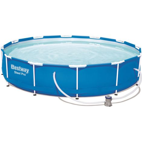 Bestway 56681 Steel Pro Pool-Set 366x76cm Swimmingpool Schwimmbecken Gartenpool