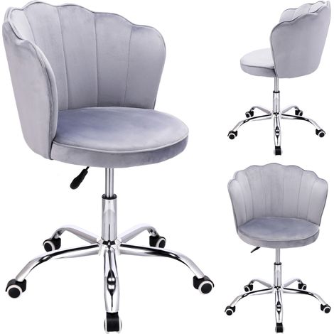 NULA Bürostuhl, ergonomischer Drehstuhl, SHELL Samt, JUMIhome