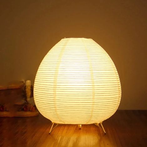 Lampe de table LED lanterne en papier washi de style japonais (1/5)