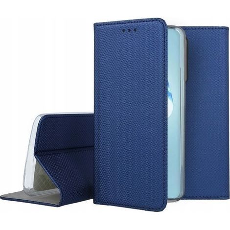 Étui pour Samsung GALAXY S20 SMART MAGNET BOOK CASE BLEU MARINE + VERRE (1/5)