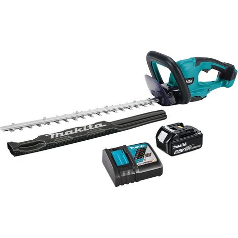 Makita DUH507 18V LXT 50cm Cordless Hedge Trimmer Electric Break 1x5ah (1/5)