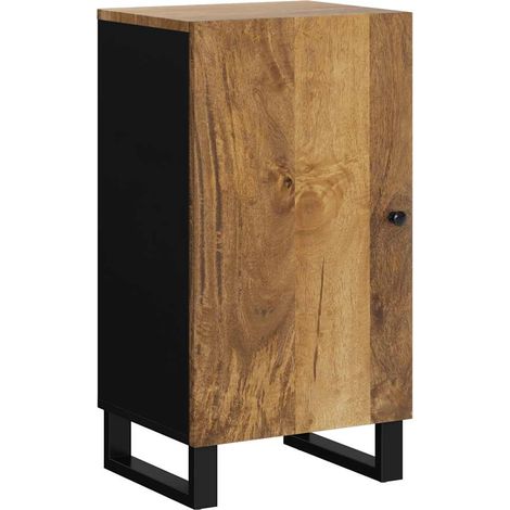 Sideboard with Door 40x31x75 cm Solid Wood Mango vidaXL (1/5)