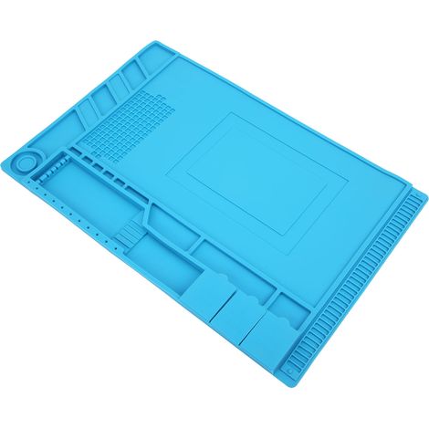 Tapis magnétique isolant thermique en silicone antistatique pour soudure, réparation de téléphones et PC (1/5)