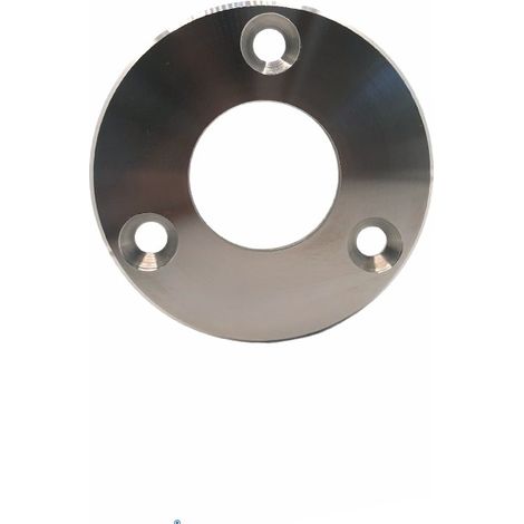 Metalideal  Platine inox - Trous fraisés Finition - AISI 316 Brossé - pour extérieur