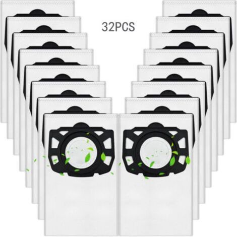 Sacs à poussière pour aspirateur Kärcher, compatibles avec les modèles WD4, WD5, WD6, WD5P, WD6P, MV4, MV5 et MV6, dotés d'une filtration haute efficacité, d'une fermeture étanche à la poussière et co (1/4)