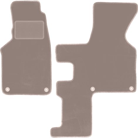Tappetini in velluto per auto per: Volkswagen Transporter T4 Caravelle manuale (1993-2001) beige (1/5)