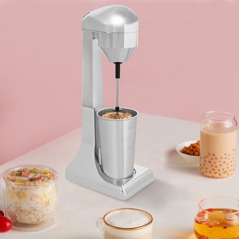 Machine à milkshake à une tête Machine à milkshake en argent Machine à milkshake Mélangeur de boissons moderne Facile à nettoyer