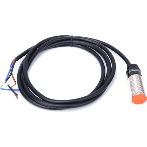 BERM Induktiver Näherungsschalter, 5 mm Abstandssensor, DC 10–30 V, 3-Draht, PNP, NO (1/5)