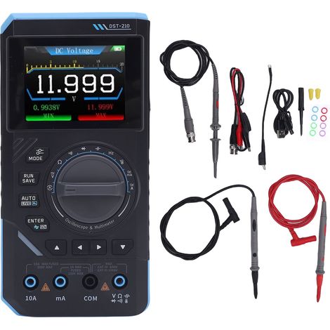 Oscilloscope multimètre 10M bande passante analogique – 19999 comptes 48MSa/s 3 en 1 multimètre générateur signal, mesure (1/5)