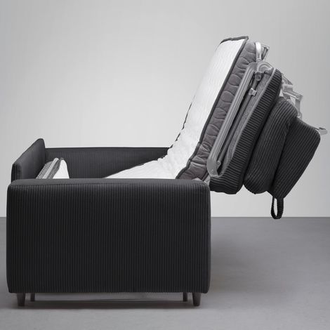 Mömax Schlafsofa Agneta Schwarz (1/5)