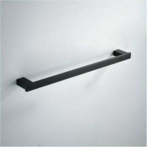 KZQ Porte-serviettes Salle de Bain, Acier Inoxydable, 40cm Barre Porte-serviette, Noir, BA8003B-40 (1/4)