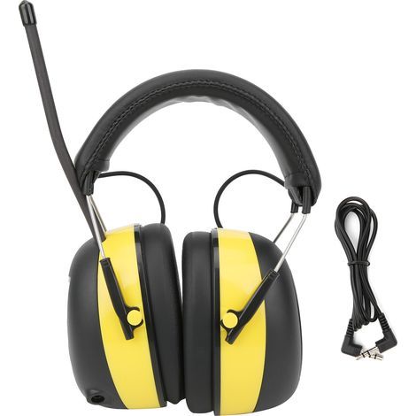 Protecteurs d'oreilles Casque Anti Bruit, Casque antibruit en serre-tête pliable, Réduction du bruit Protection auditive réglable, Pour milieu bruyant et stressant (1/5)