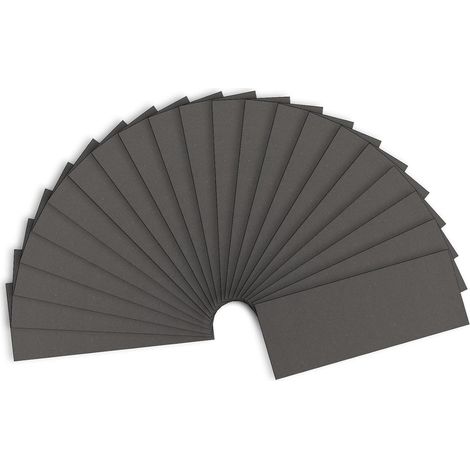 Papier abrasif humide et sec grain 1200 pour la finition des meubles en et le polissage automobile 21 feuilles 9x3.6 pouces Bois (1/5)