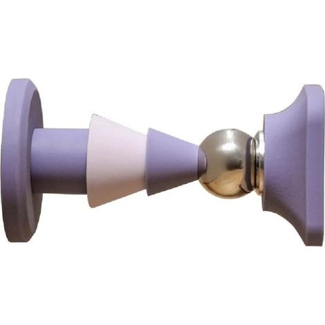 1 Door Stopper with Anti-Drilling and Self-Adhesive Silicone Door Stop for Home Door