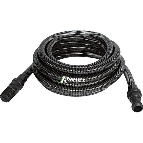 Kit Aspi 7m Raccord Tournant Fileté M et F - Crépine 1 po - Accessoire Pratique pour Aspiration - D-Work
