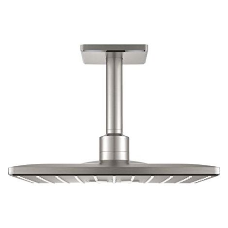 Grohe Rainshower SmartActive 310 Cube Rainshower 310 SmartActive Cube Set soffione doccia a soffitto altezza 142 mm, 2 getti Cromo spazzolato, 26481DC0 (1/3)