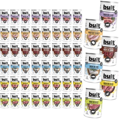 Cibo umido per cani BULT, mix di gusti, lattina da 48 x 400 g (1/5)