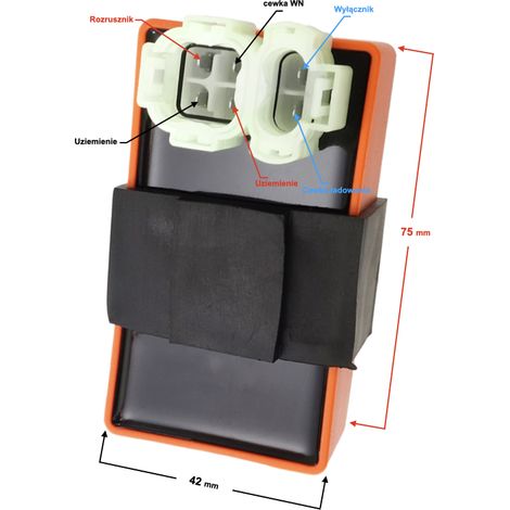 Módulo de encendido CC - corriente continua para ciclomotor Kymco 4T (1/2)