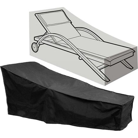 Telo protettivo impermeabile per lettini prendisole, sedie da giardino e sdraio 200 x 70 x 40 x 70 cm (L x A x P) Telo protettivo impermeabile per il giardino Sc (1/5)
